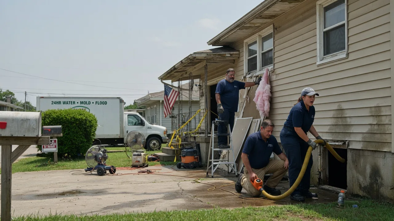 Water Damage Repair in Pleasant Plains, IL near me